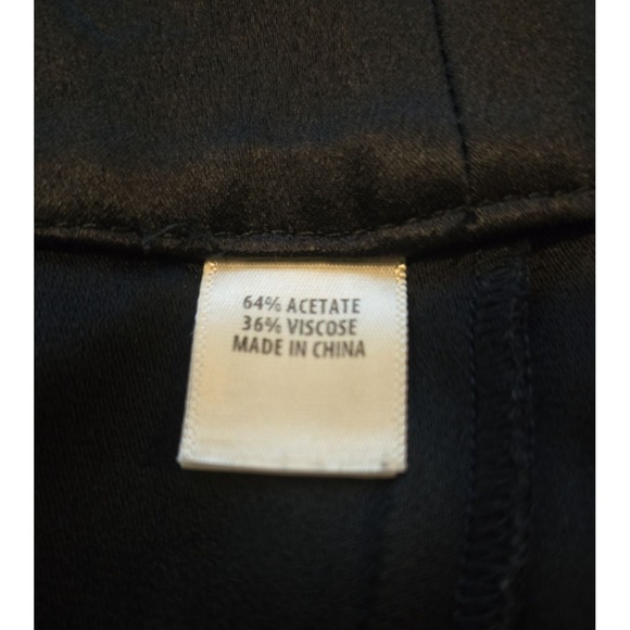 St John Pants 6 Blue Pleated Side Zip‎ Dress Pants Wide-Leg - Picture 14 of 15